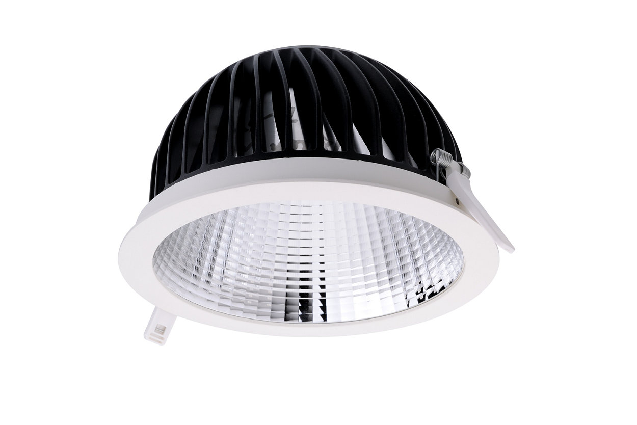 Miniaturised downlight with leading optical performance and great diversity