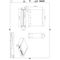 Dimension Drawing (without table) - ZXP399 DMX controller 12V 8port