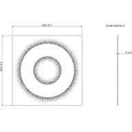 Dimension Drawing (without table) - RC159Z Deco Double Circle W62L62