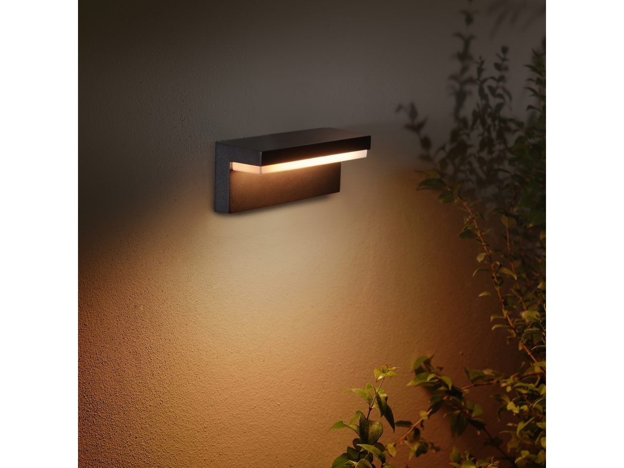Applique Murale Philips Hue White Inara – Noir, Aluminium, Dimmable, ZigBee/Bluetooth (B-Ware)