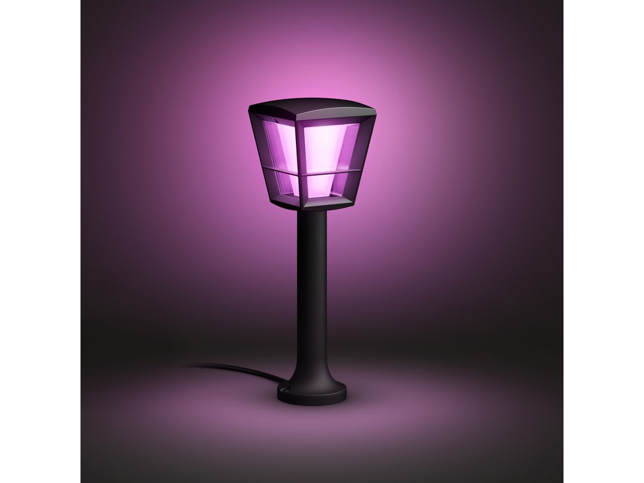 Hue Econic Outdoor Pedestal LED White and Colour Ambiance