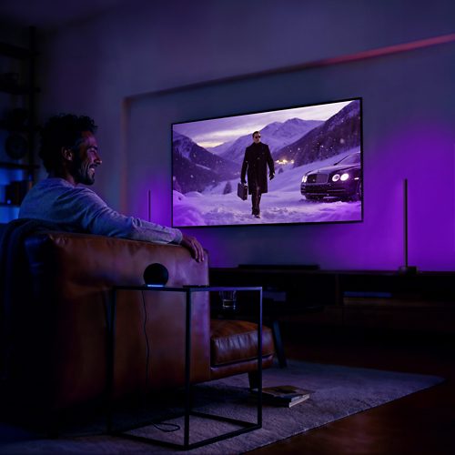 Hue White and color ambiance Signe gradient bordlampe