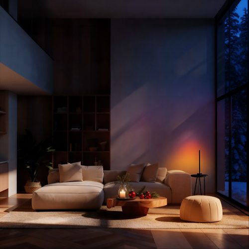 Hue White and color ambiance Signe gradient bordlampe
