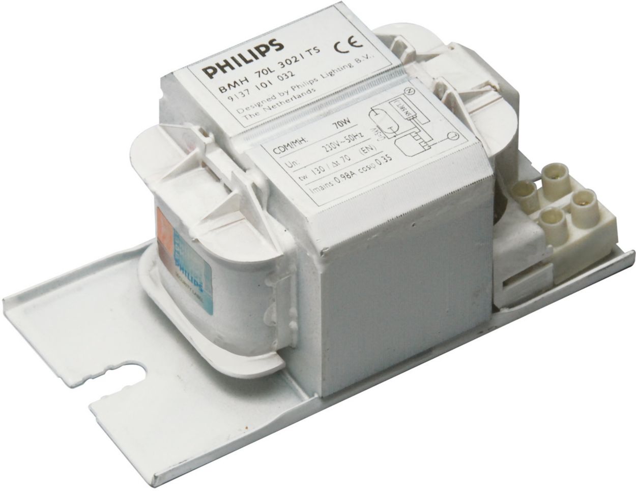 Simple, robust magnetic ballast