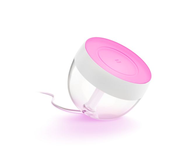 Gros plan de l'avant de Lampe à poser Iris