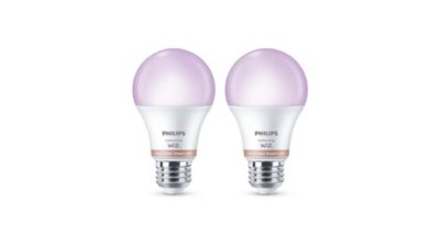 Smart LED Smart LED RGB A19 Bulb, 800 lm, 2 Pack