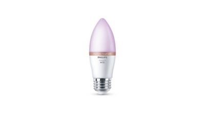 Smart LED Smart LED RGB B12 Bulb, 355 lm