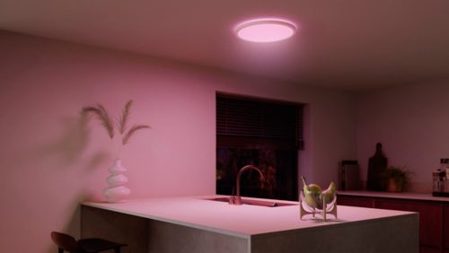 Tento LED Ceiling Light – Medium Round White | Philips Hue