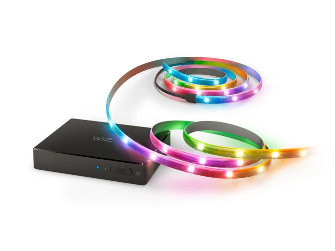 Close up of front of HDMI Sync Box with TV Backlight for 75"-85" TVs​