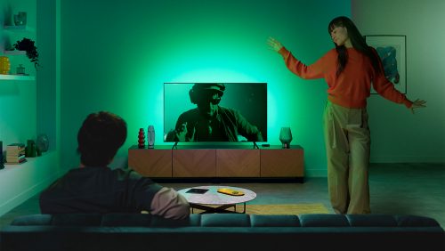 Lichtsnoer HDMI sync box met tv verlichting voor tv's voor t's van 55"-65"​