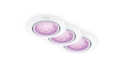 Smart LED Smart LED GU10 Kit, Full Colour, Tunable White, White, 3-Pack