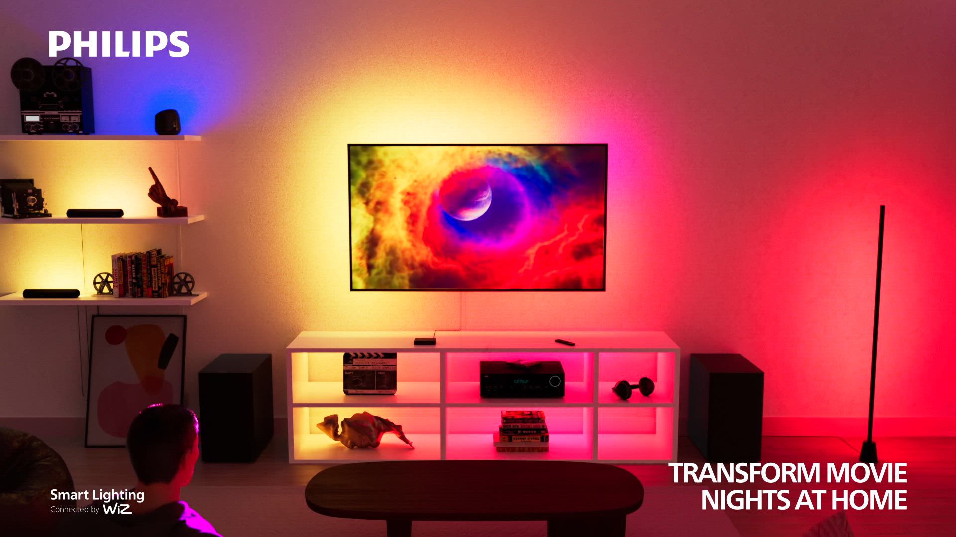 Smart LED 55-65 inç TV'ler, arka aydınlatmalı HDMI 2 sync box 8K