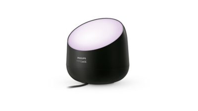 Smart LED Squire Lite -pöytävalaisin, musta