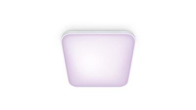 Smart LED Plafondlamp, 2600 lm, gekleurd en instelbaar wit licht, vierkant