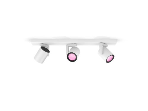 Hue White and Colour Ambiance Argenta triple spotlight