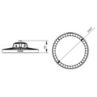 Dimension Drawing (without table) - BY518P LED105/CW PSD WB 120-277