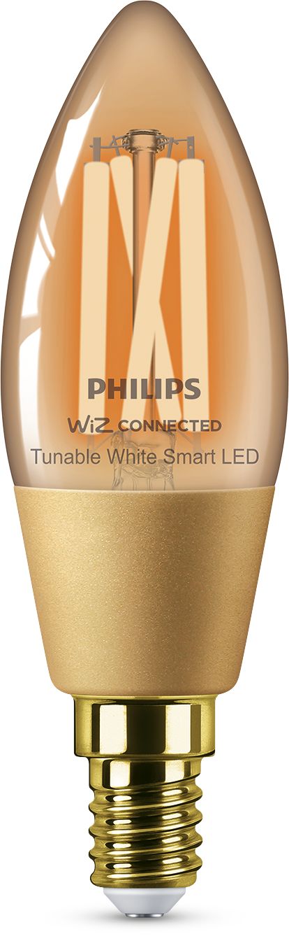 Bombilla Vela Vintage Inteligente Ambar de Philips Wiz