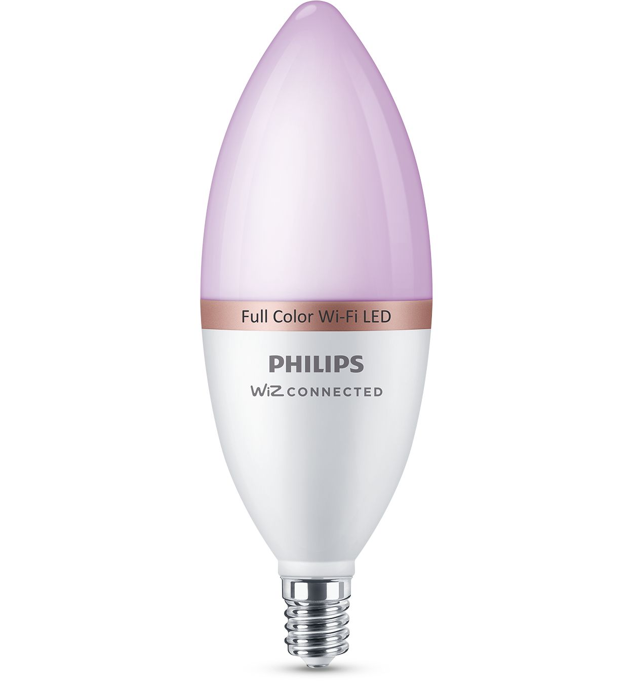 Philips Hue LED 40-Watt E12 Candelabra Smart Wi-Fi Connected Light Bulb,  Color and White Ambiance, Dimmable, 1-Pack 