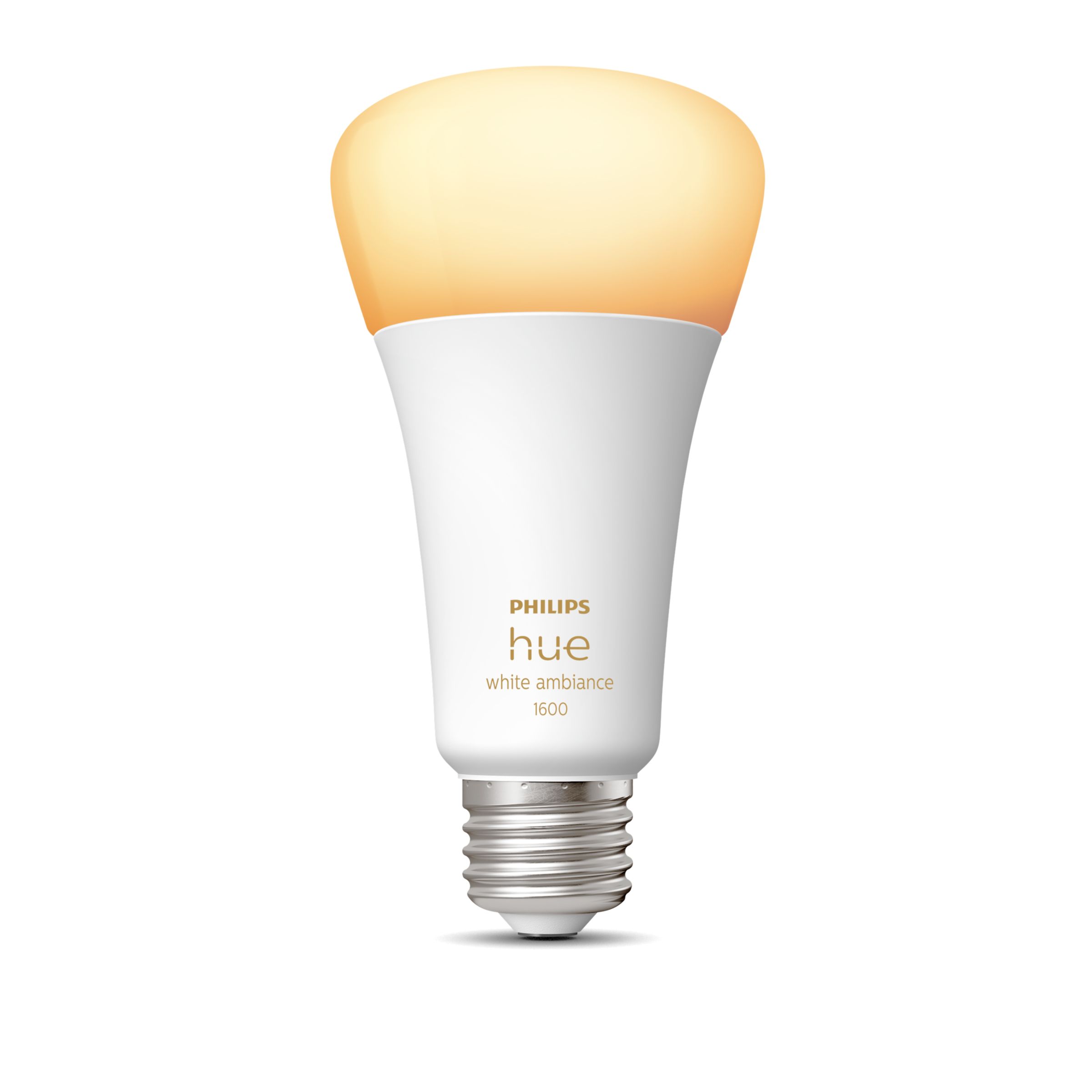 Hue White ambiance ホワイトグラデーション シングルランプ E26 1600lm | Philips Hue JP