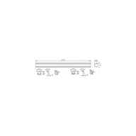 Dimension Drawing (without table) - AC170Z recessed High H L1000