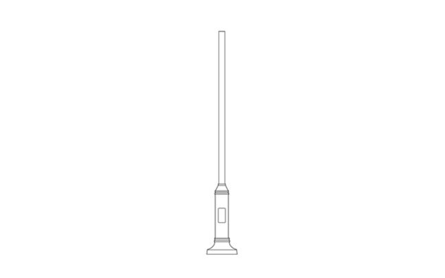 Contemporary Medium Bottleneck Poles (AM8, AMT8, SM8)