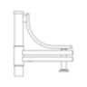 CN1S style mounting arm