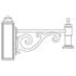 Cast Brackets-CRAT style mounting arm