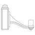 Cast Brackets-CRDS style mounting arm