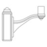 CRFS style mounting arm