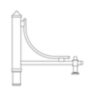 CRI style mounting arm