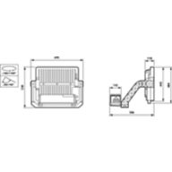 Dimension Drawing (without table) - BVP418 1650/857 HGB S2 T35 OUT PSDMX