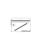 Dimension Drawing (without table) - BCS340 48LED 30K 24V OC L100