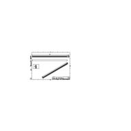 Dimension Drawing (without table) - BCS341 60LED 30K 24V OC L100