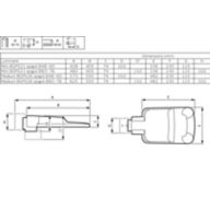 Dimension Drawing (without table) - BGP026 LED147/730 II DN GR 48/60A