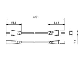 Dimension Drawing (without table) - BN021Z C600