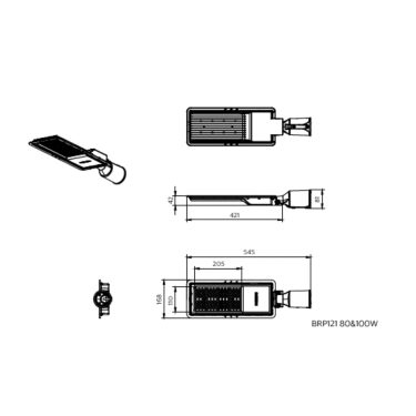 Philips BRP121, 14000 lm, 100 W, 765 cool daylight | Signify
