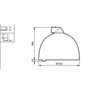 Copenhagen LED gen2 mega - LED module, system flux 12000 lm - LED - Sensor ready driver InterAct System ready - Distribution medium 31 - Flat glass - - - GPRS network - Side-entry for diameter 60 mm