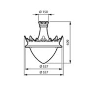 Dimension Drawing (without table) - BSP672 LED100730 PCC II DM50 G1 CRN3 AL