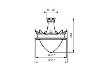 Dimension Drawing (without table) - BSP672 LED100730 PCC II DM50 G1 CRN3 AL