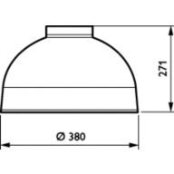  Copenhagen City gen2 LED Small - LED module, system flux 5000 lm - LED - 830 warm white - Sensor ready driver InterAct System ready - 220 to 240 V - 50 to 60 Hz - Safety class II - Metronomis distribution medium - Flat glass - White - Luminaire surge protection level until 6 kV differential mode and 10 kV common mode - Cable 10 m without plug - Catenary bracket