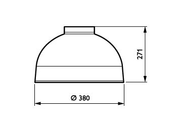  Copenhagen City gen2 LED Small - LED module, system flux 5000 lm - LED - 830 warm white - Sensor ready driver InterAct System ready - 220 to 240 V - 50 to 60 Hz - Safety class II - Metronomis distribution medium - Flat glass - White - Luminaire surge protection level until 6 kV differential mode and 10 kV common mode - Cable 10 m without plug - Catenary bracket