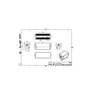 Dimension Drawing (without table) - BVP353 48LED RGBNW 220V L40 10 DMX