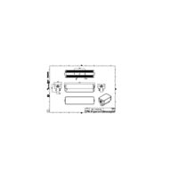 Dimension Drawing (without table) - BVP353 72LED 30K 220V L57 30