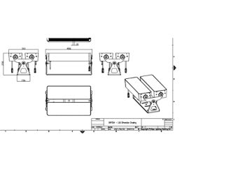 Dimension Drawing (without table) - BVP354 120LED 30K 220V L50 10