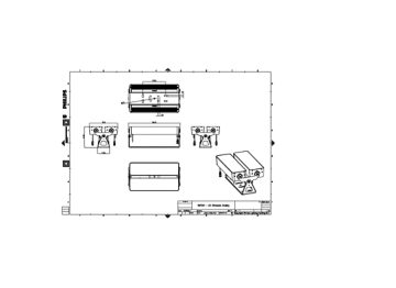 Dimension Drawing (without table) - BVP354 144LED RGBWW 220V L57 15 DMX