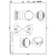 Dimension Drawing (without table) - BVP373 30LED 30K 220V 30 DMX 80W HP