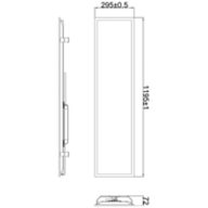 Dimension Drawing (without table) - BVS211 LED195/857 150W 220-240V GC