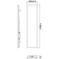 Dimension Drawing (without table) - BVS211 LED104/840 80W 220-240V GC