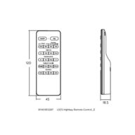 Dimension Drawing (without table) - LSCS Highbay Remote Control_Z