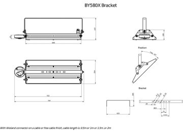 Dimension Drawing (without table) - BY580X 170S/840 SIA WB GC SI H4 BR